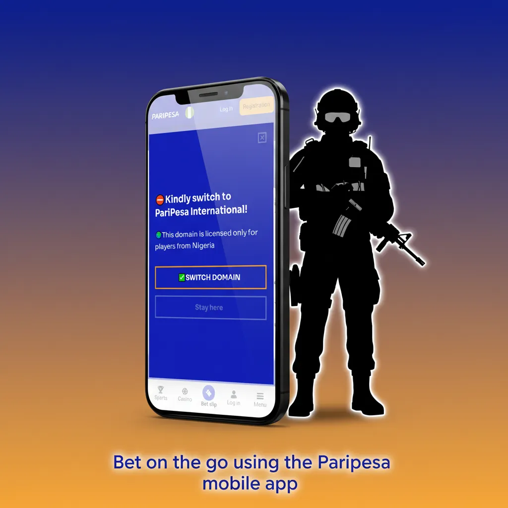 Smartphone screen showing Paripesa betting app with live CS2 odds, cash out, and stake in ₦.