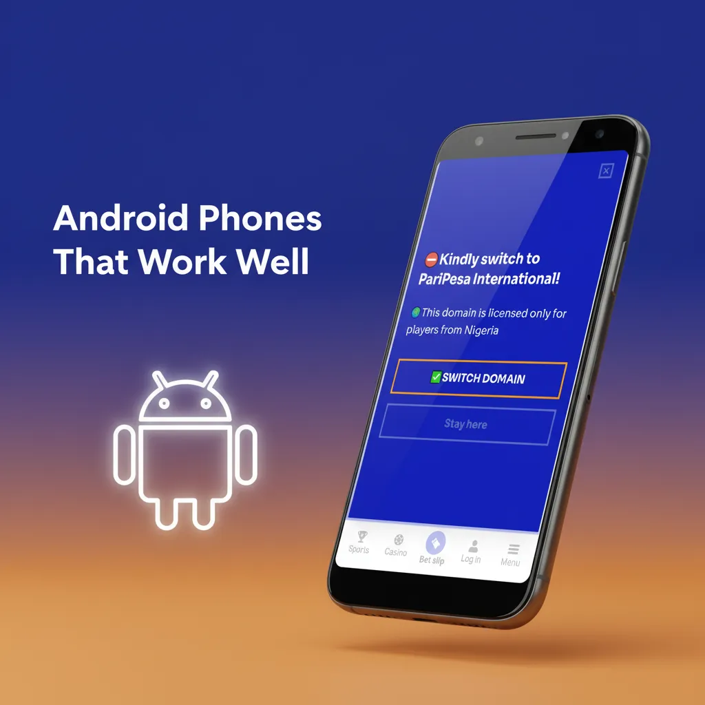 Android phones that work well: Samsung A52/S10e/S21; Redmi Note 10/12; Tecno Camon 20; Infinix Hot 30; Google Pixel 4a.