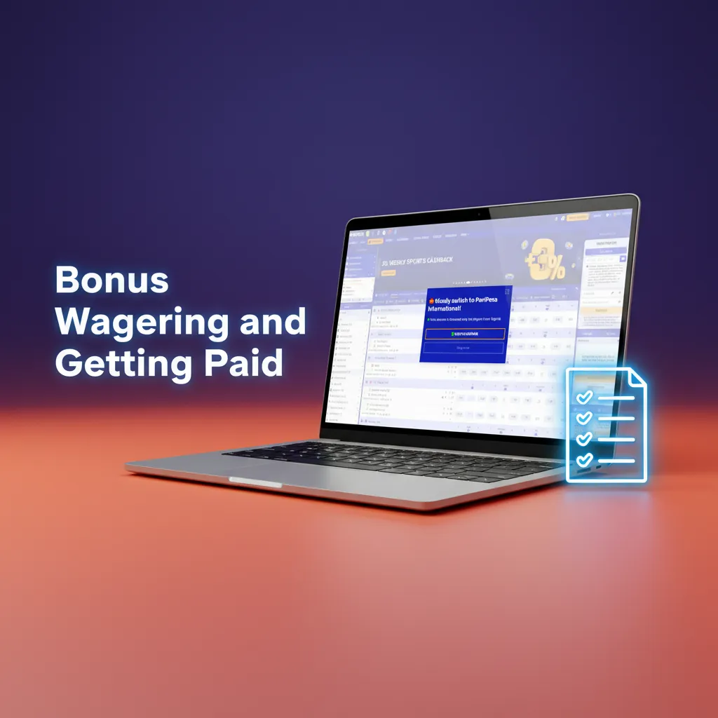 Paripesa bonus wagering guide: 5x on 3+ leg accumulators (min odds 1.4), 30 days, settled bets only, cash after target.