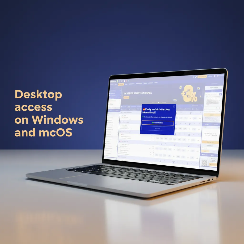 Windows and macOS access to official betting and casino website via Chrome, Edge, Safari, Firefox; no client needed.