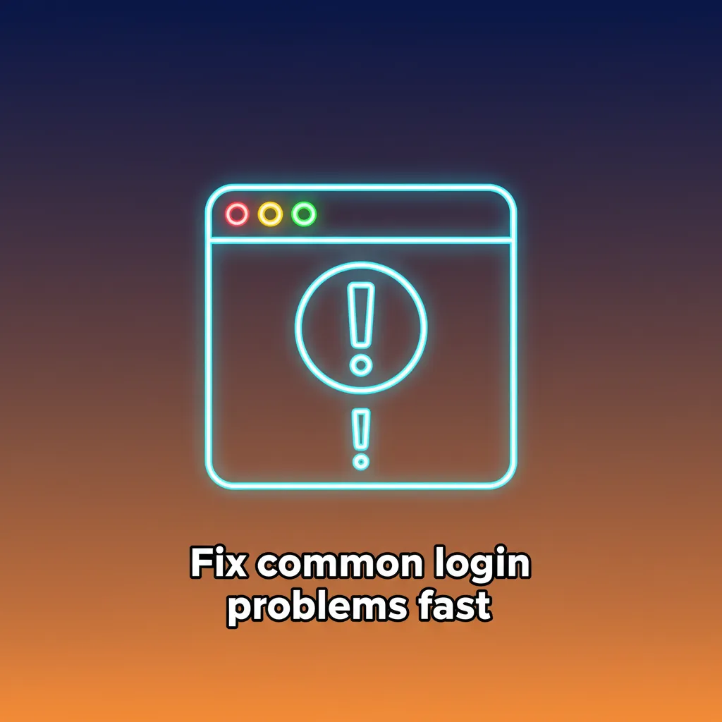 Fix common login problems fast: tips for wrong password, no account, lockout, missing 2FA code, technical errors.
