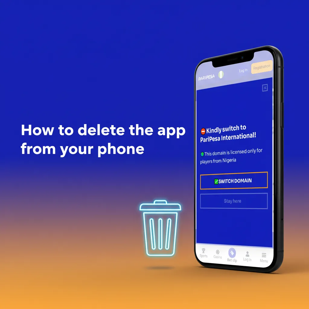 Steps to delete the app: Android hold icon > App info > Uninstall; iOS PWA remove from Home Screen; reinstall from site.