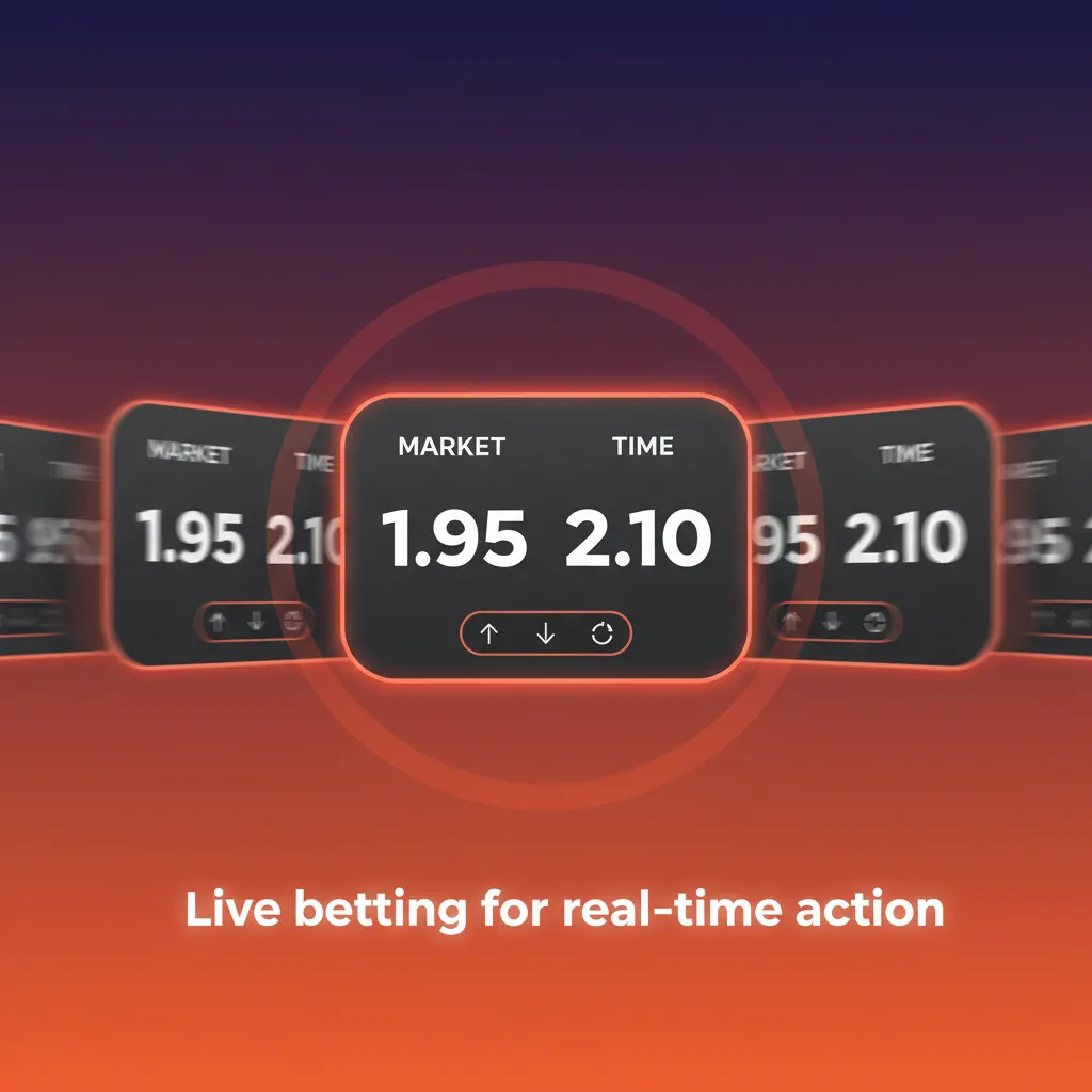 Live betting interface with in‑play odds for football, tennis, basketball; Cash Out, quick bet, live trackers and stats