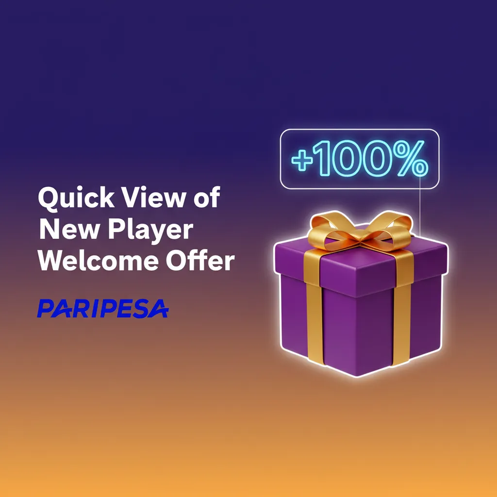 Paripesa Nigeria welcome: 100% sports first deposit up to ₦180,000; min ₦450; 5x acca, 3+ legs at 1.4+ within 30 days.