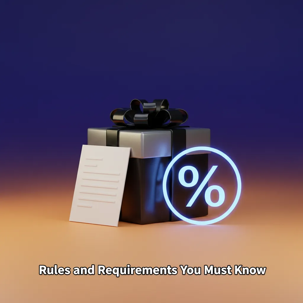 Infographic listing Paripesa bonus rules: one welcome bonus per person/device/IP, verify account, accumulator bets only.