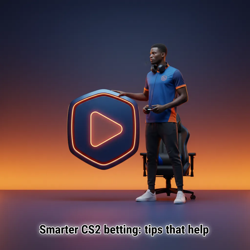 Smarter CS2 betting tips graphic: bankroll plan, map pool research, roster changes, odds tracking, live context, and logs.