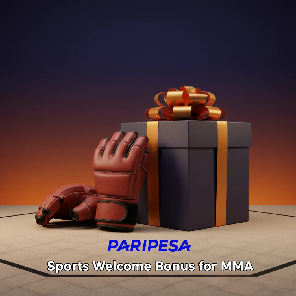 Paripesa MMA welcome bonus: 100% first deposit sports bonus. Terms apply; see Promotions.