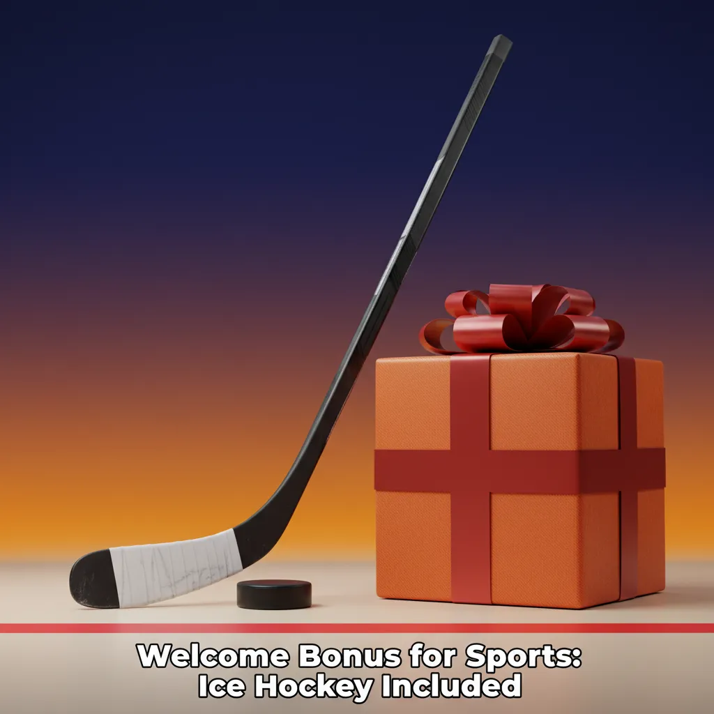 Welcome sports bonus banner: 100% first deposit for Nigeria; ice hockey included; verify profile and opt in. Terms apply.