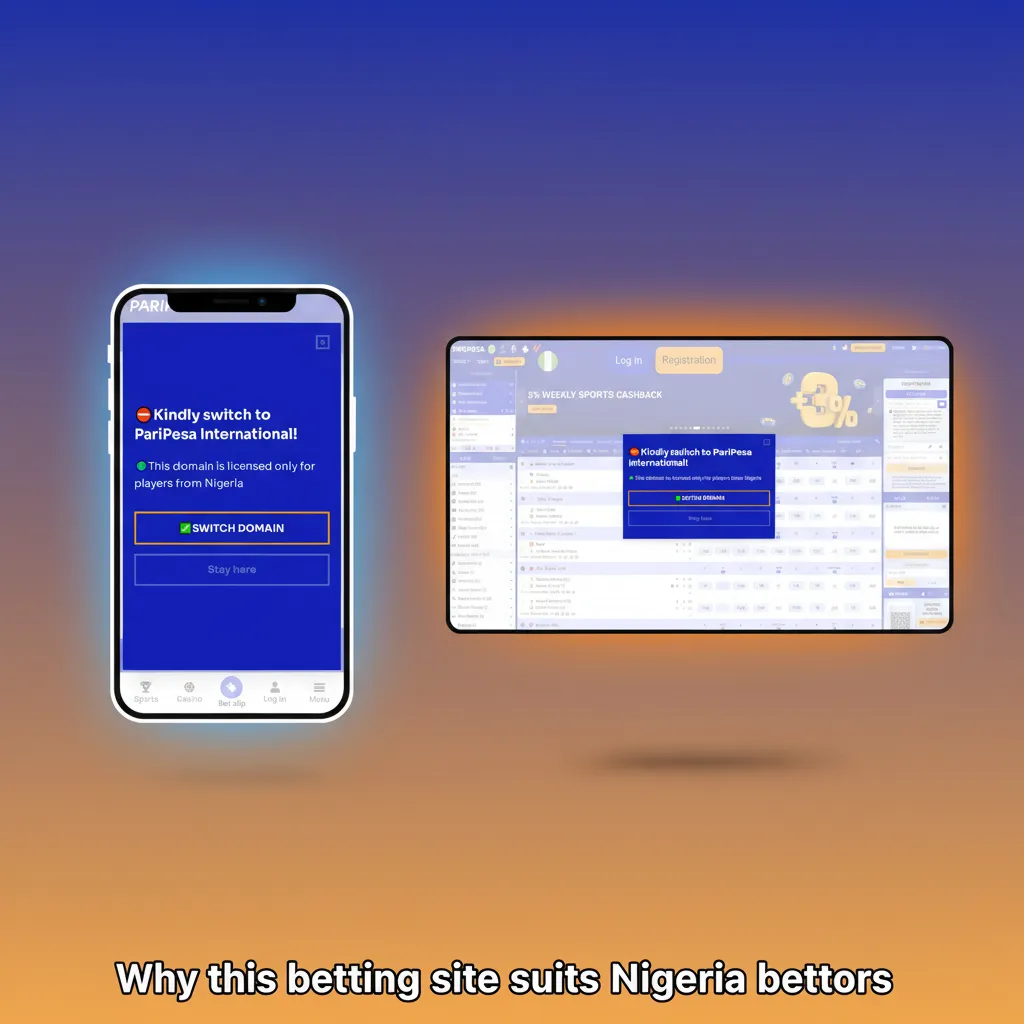 Mobile betting app for Nigerian users with EPL/NPFL odds, AFCON markets, fast cash out, low-data live bets, quick slip edits.