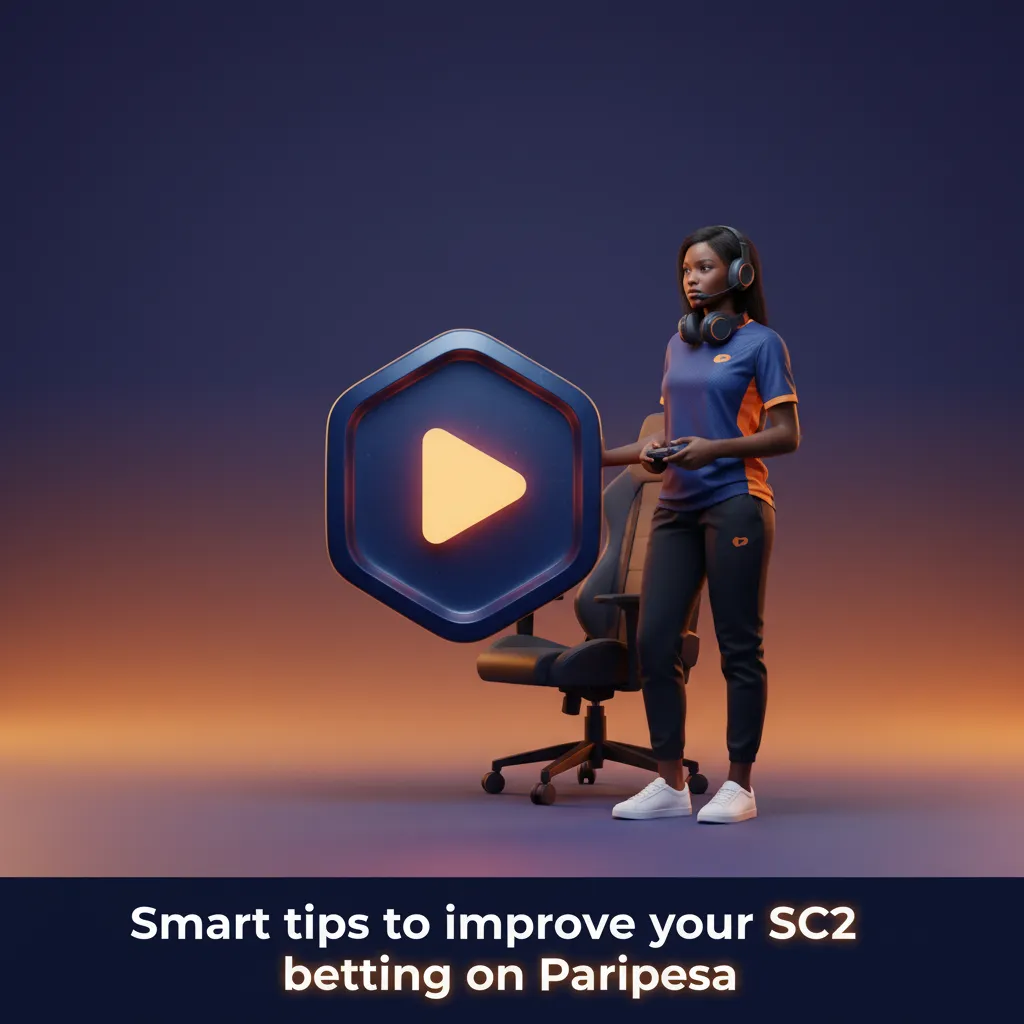 Paripesa SC2 betting tips graphic: bankroll 1–3%, Bo3 vs Bo5 variance, map pools, race matchups, live markets, records.