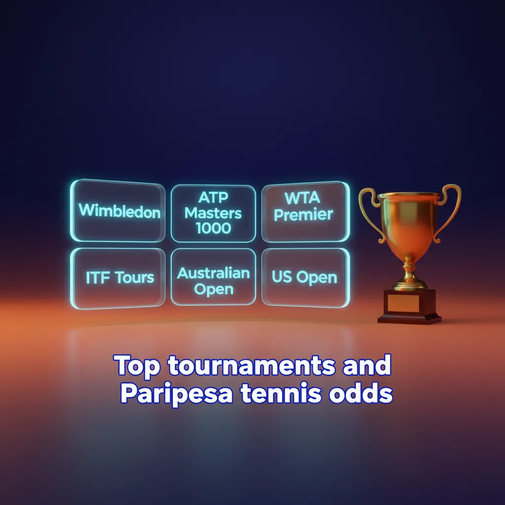 Paripesa tennis odds for Australian Open, Roland Garros, Wimbledon, US Open, ATP/WTA, Davis Cup, Billie Jean King Cup.