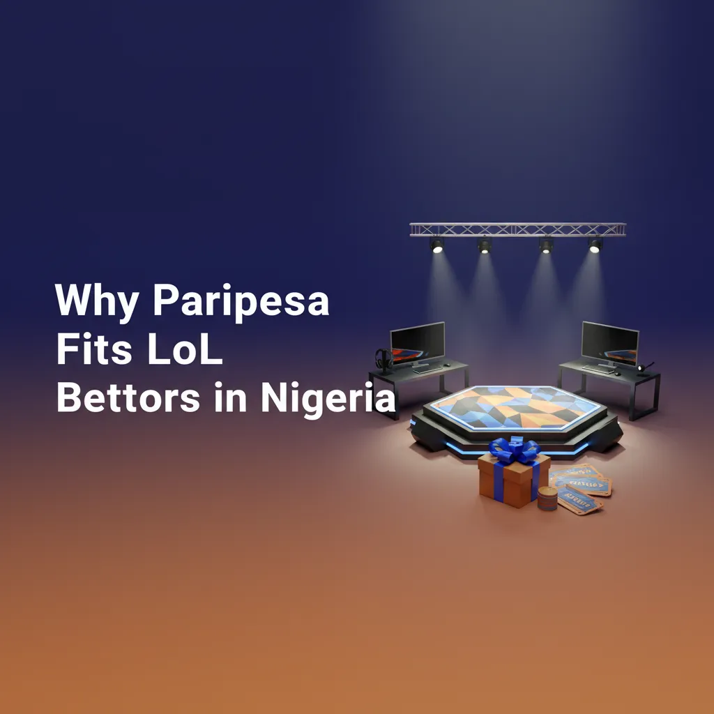 Why Paripesa fits LoL bettors in Nigeria: 100% bonus to 180,000 NGN, NGN payments, 24/7 support, high odds, live markets.