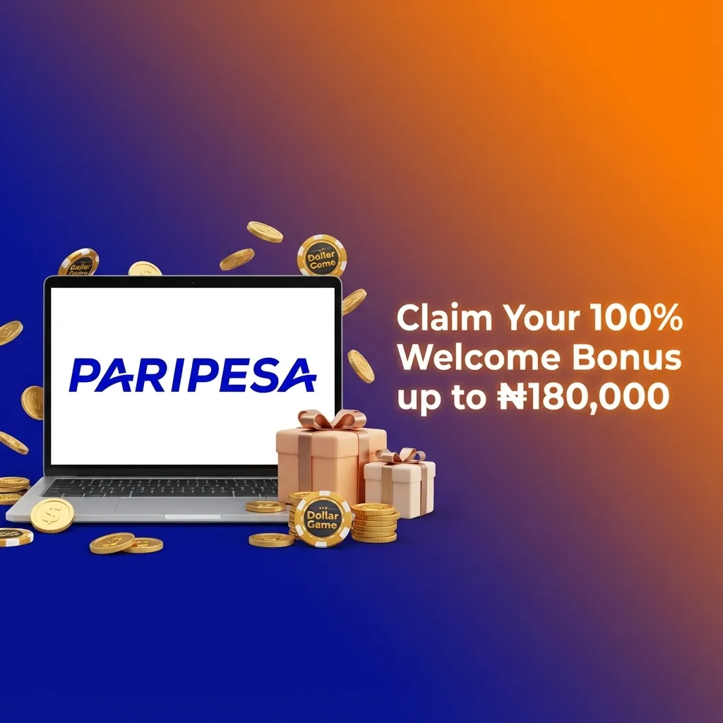 New Nigerian casino players can claim 100% welcome bonus up to ₦180,000 on Paripesa with ₦500 minimum deposit and 35× wagering.