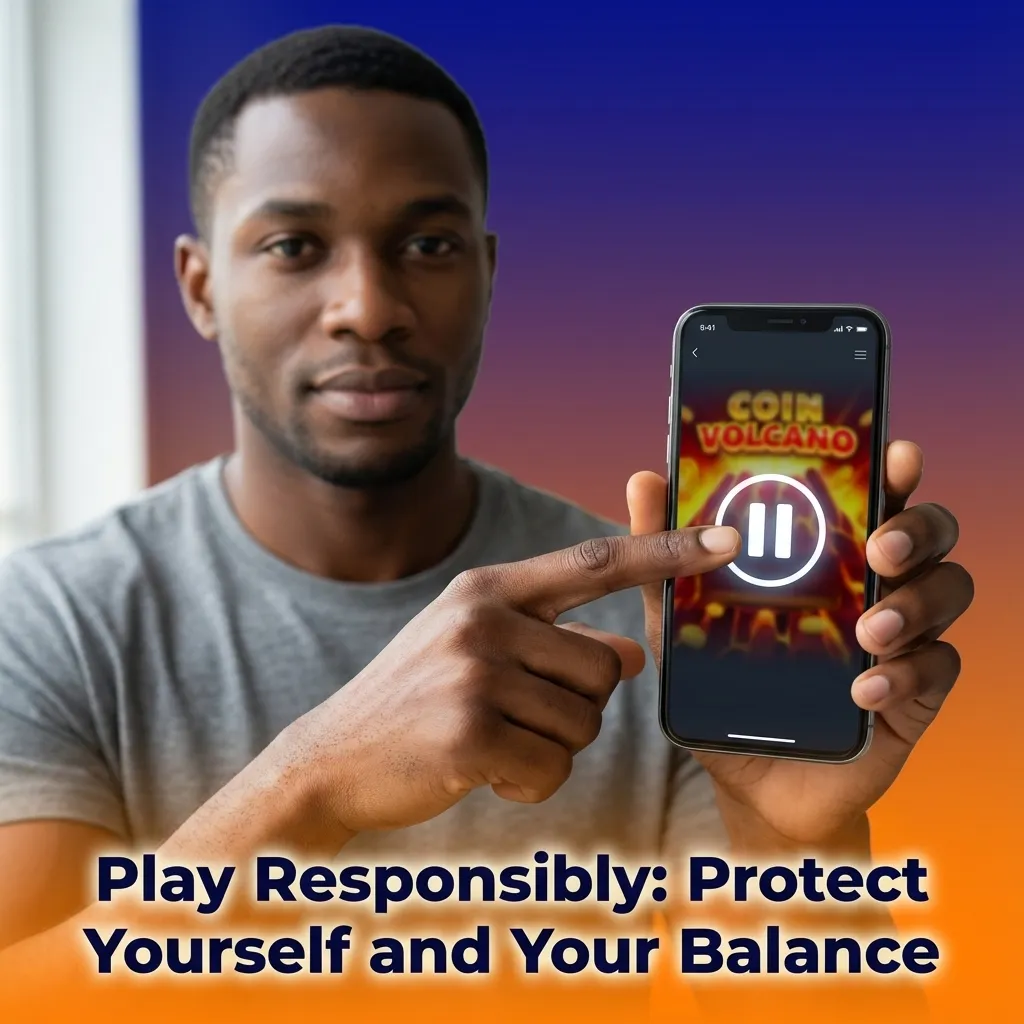 Responsible gambling tools displayed on screen showing budget limits, self-exclusion options, and session timers