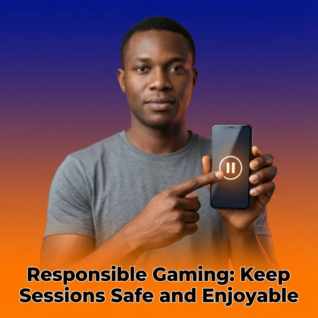 Person reviewing budget and time limits on tablet while playing baccarat responsibly in a calm setting