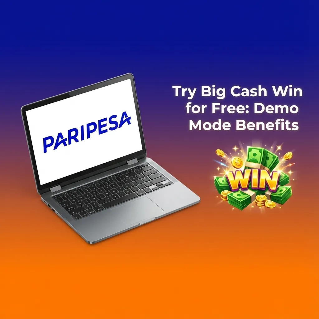 Players testing Big Cash Win demo mode on mobile device with virtual credits and game interface visible