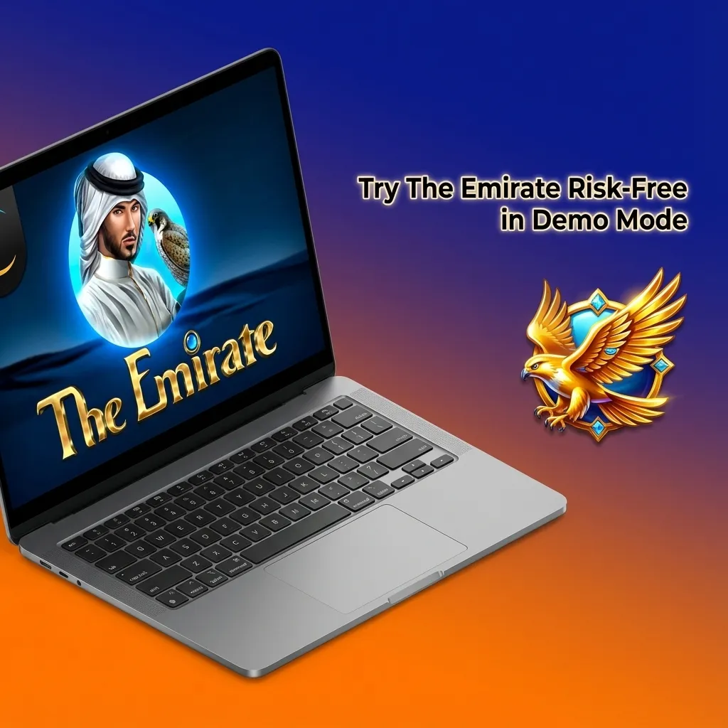 Players testing The Emirate slot demo mode with virtual credits to explore features before real money play
