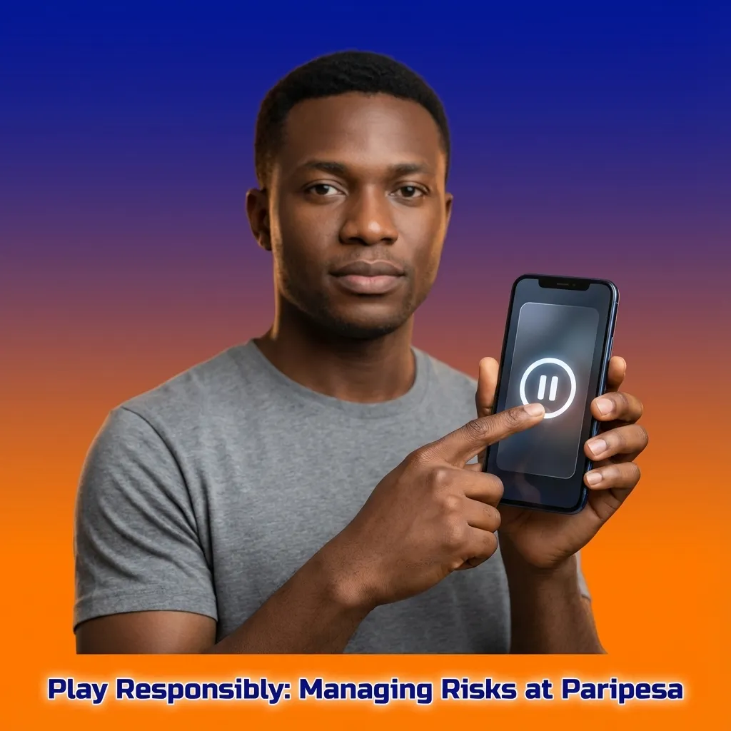 Responsible gambling tips showing budget management, limit settings, and support resources for Paripesa casino players